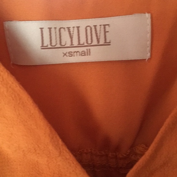 🧡Golden Yellow Ruffled Shift Dress - Picture 7 of 7